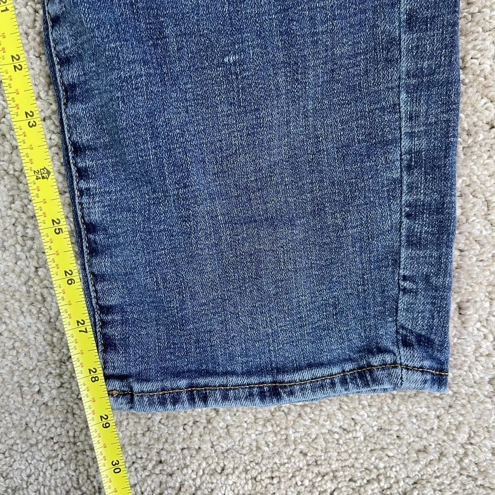 Lucky Brand 410 Athletic Slim Jeans Mens 36x32 Medium Wash Blue Denim Tapered